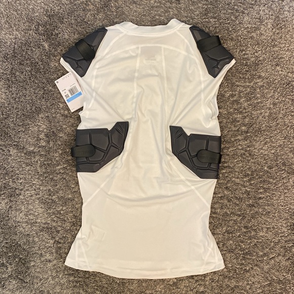 Nike Pro HyperStrong Men's 4-Pad Football Top AQ2733-100 Size Medium NWT - Picture 4 of 6